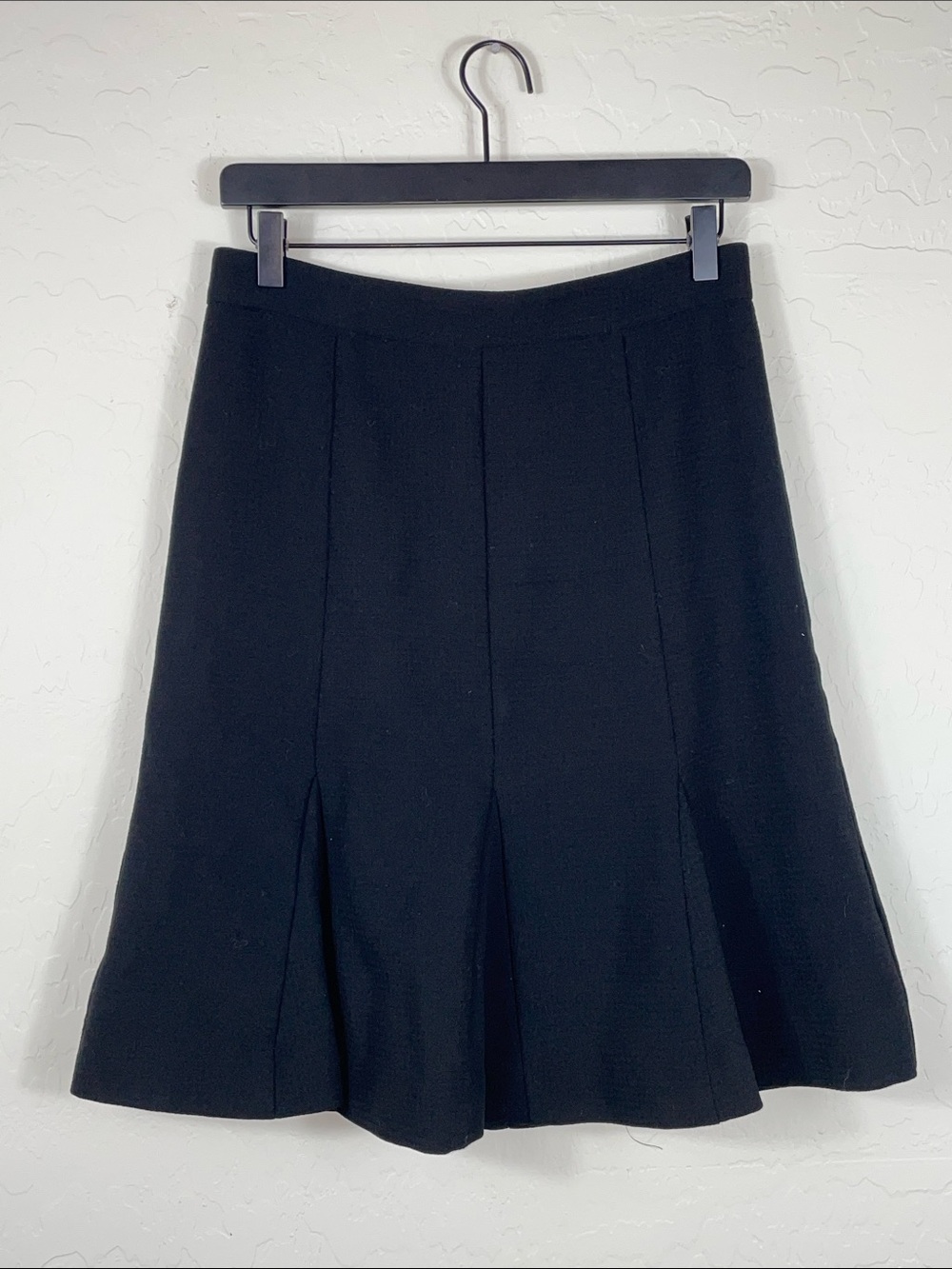 Pink Tartan Black A-Line Flared Skirt